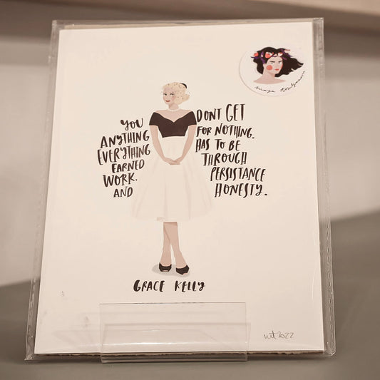 Plakat Maja Tomljanović "Grace Kelly"