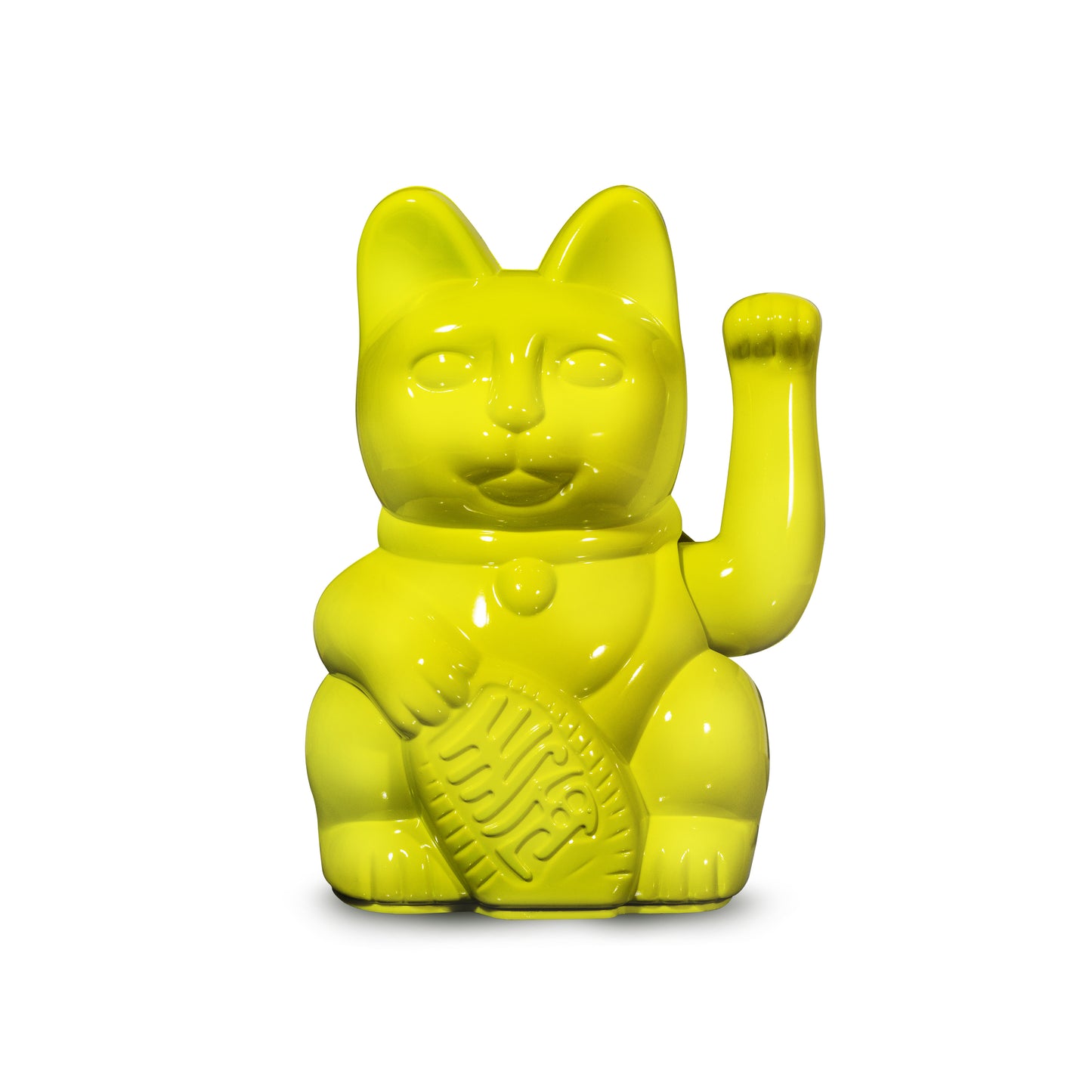 Sretna mačka "Glossy" (žuta)