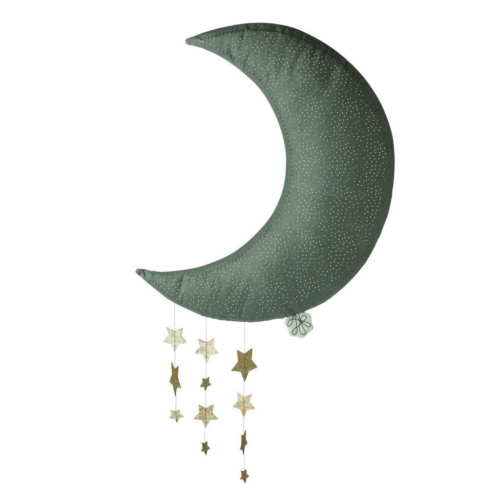 Dekoracija “Moon with stars” Grey - mjesec